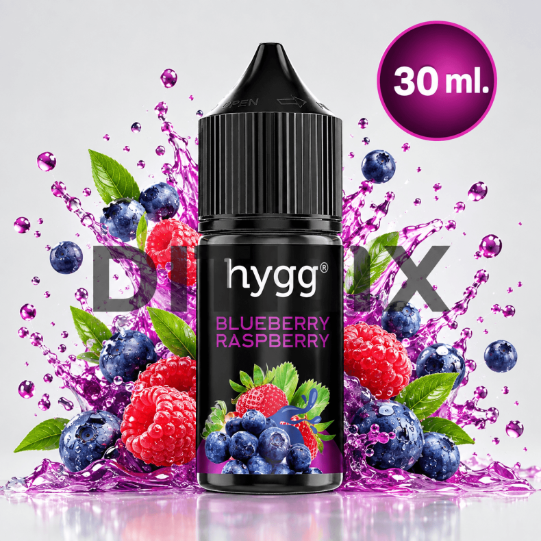 Hygg Aroma med bl�b�r og hindb�r - St�rrelse p� 30 ml.