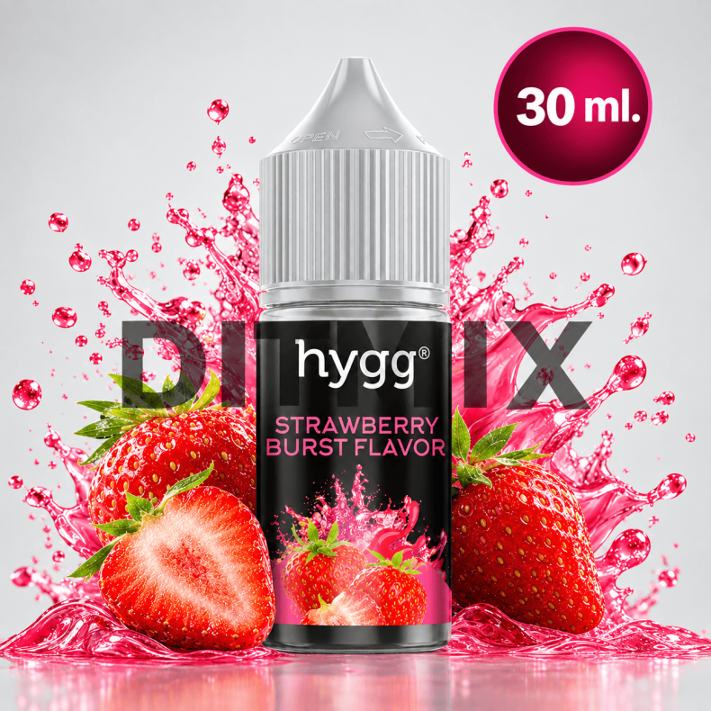 Hygg Aroma med jordb�r - St�rrelse p� 30 ml.