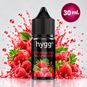 Hygg Aroma med Strawberry Raspberry - Jordb�r/hindb�r - St�rrelse p� 30 ml.