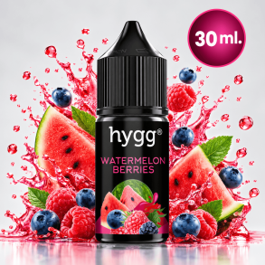 Hygg Aroma med vandmelon, hindb�r, bromb�r og bl�b�r - St�rrelse p� 30 ml.